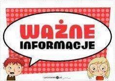 Ważna informacja !!!