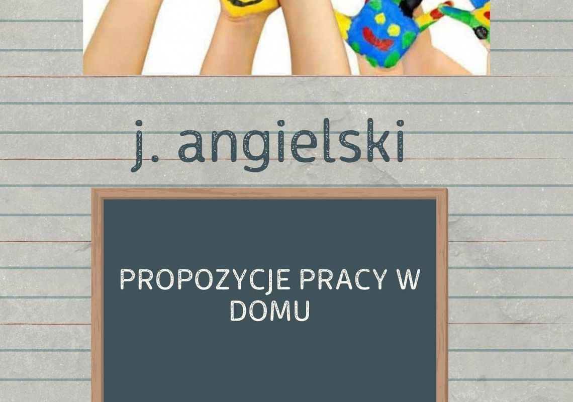 j. angielski - propozycje pracy z dziećmi w tygodniu 12.04-16.04