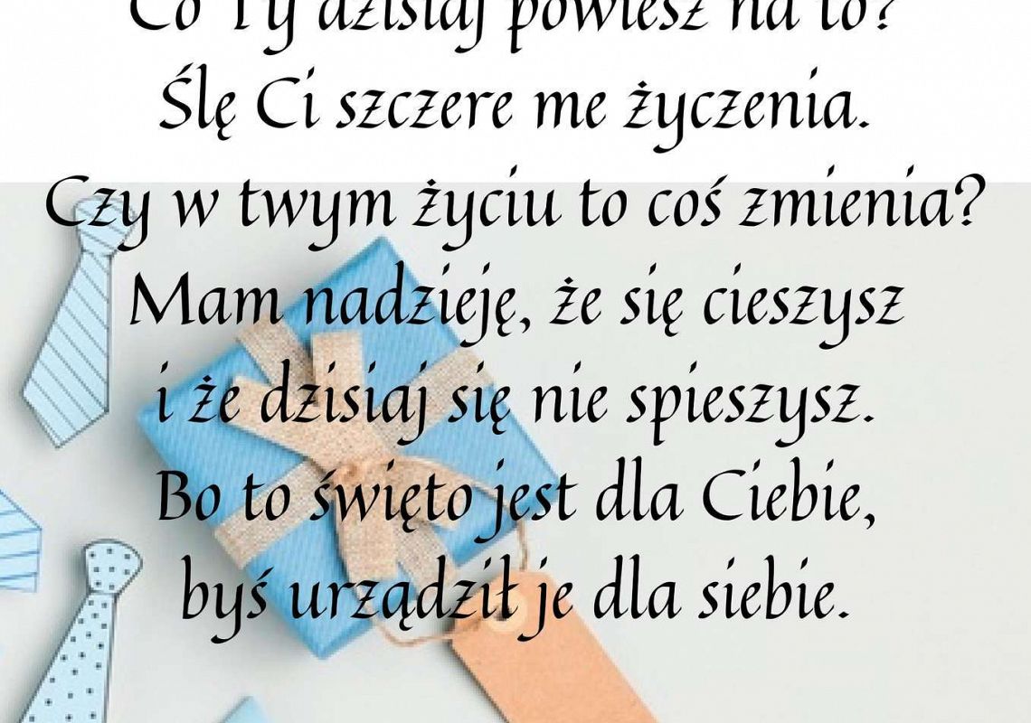 GR IV Życzenia z okazji Dnia Ojca