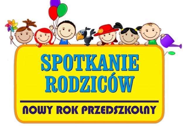 Spotkanie organizacyjne dla Rodziców 3 latków