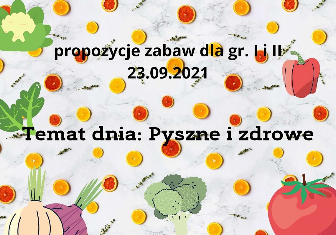 Propozycje zabaw gr I i II 23.09. (czwartek)