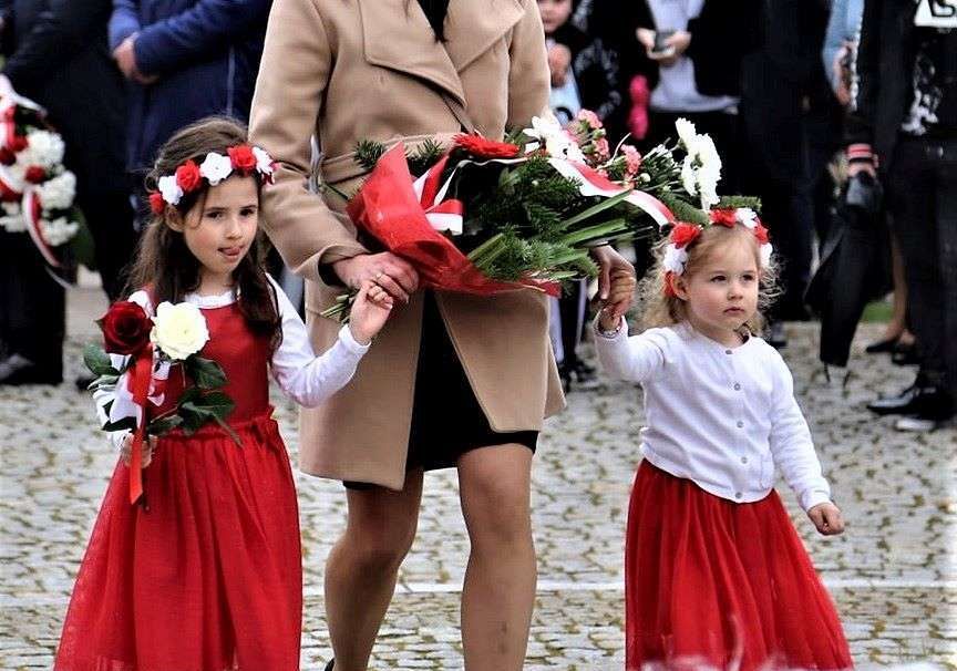 Uroczystości na Skwerze Orła Białego