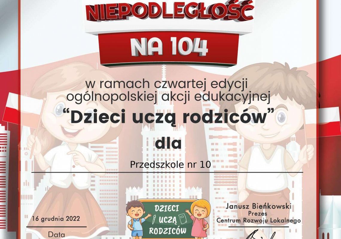 Podziękowanie za udział w lekcji 3