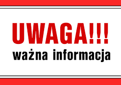 Ważna informacja