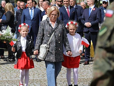 Grafika Uroczystość z okazji 3 Maja