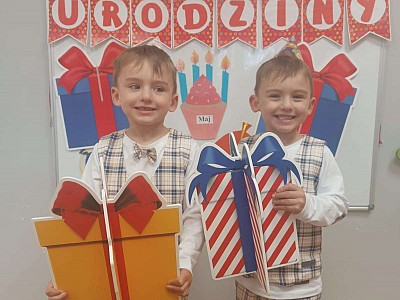 Grafika Gr.I Urodziny Antka i Nikodema