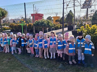 Grafika Gr. I Wyjście do Centrum ogrodniczego NIWIA oraz sadzenie kwiatów