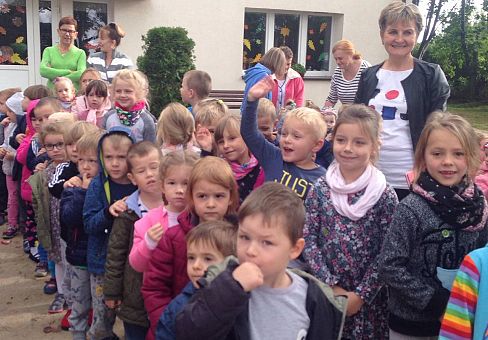 Grafika Próbna ewakuacja w Przedszkolu