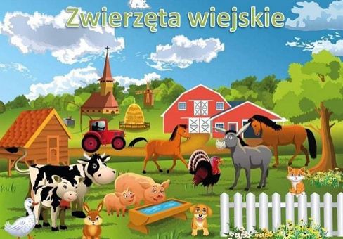 Grafika Wiejska zagroda