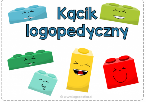 Grafika Logopedia - informacja dla rodziców dzieci z gupy I   i   II - ćwiczenia