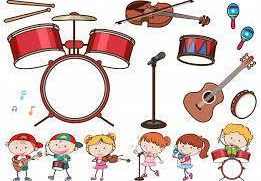 Grafika Poznajemy instrumenty muzyczne