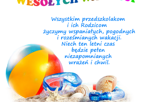 Grafika GR III Życzymy udanych wakacji