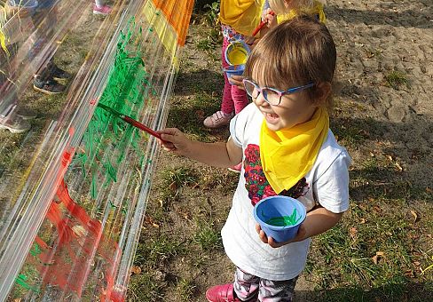 Grafika gr I Dzień Przedszkolaka- "Baw się zdrowo, na sportowo"
