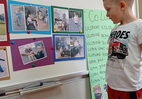 Grafika GR IV "Tacy jesteśmy" - innowacja pedagogiczna - Miłosz