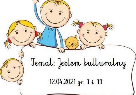 Grafika Propozycje zabaw dla grupy I i II - 12.04.2021