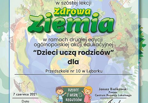 Grafika GR IV Kolejny Projekt ukończony "Dzieci uczą rodziców"
