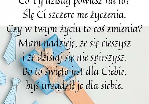 Grafika GR IV Życzenia z okazji Dnia Ojca