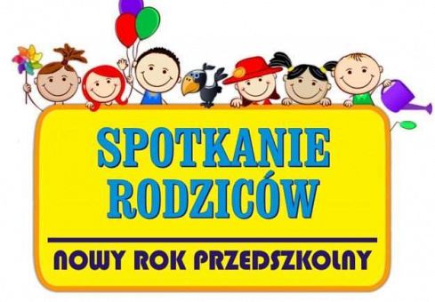 Grafika Spotkanie organizacyjne dla Rodziców 3 latków