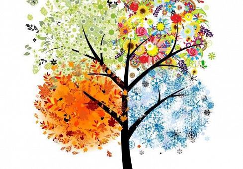 Grafika Konkurs plastyczny "Drzewo w czterech porach roku"