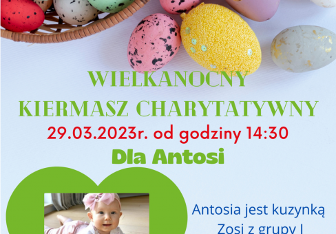 Grafika Kiermasz Wielkanocny dla Antosi