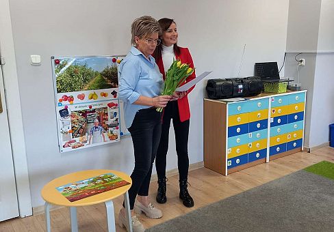 Grafika Gr. II i IV - spotkanie z p. dietetyk