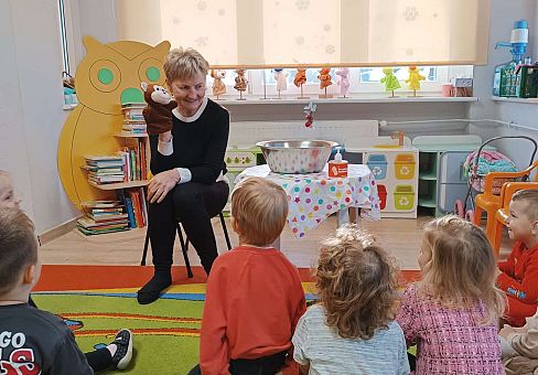 Grafika Gr.I Dzień mycia rąk, Projekt "Szlachetnie i zdrowo z małpką Iwoną"