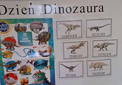 Grafika Gr. III I IV "Dzień Dinozaura "