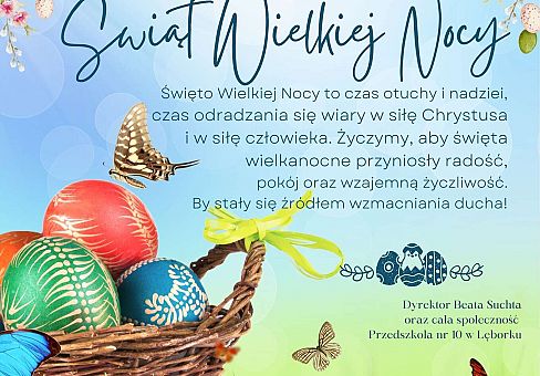 Grafika Wesołych Świąt Wielkiej Nocy