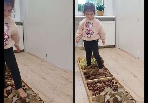 Grafika Gr. I Jesienna ścieżka sensoryczna