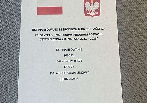 Grafika Narodowy Program Rozwoju Czytelnictwa