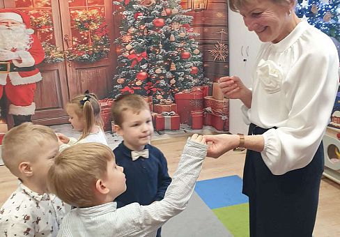 Grafika Gr.II Wigilia w przedszkolu