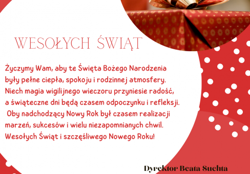 Grafika Świąteczne Życzenia + film od Mikołaja