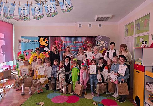 Grafika IV Miedzyprzedszkolny Konkurs Recytatorski "Polscy poeci dzieciom"