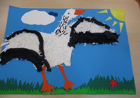 Grafika Praca na konkurs"Gęś gęgawa"