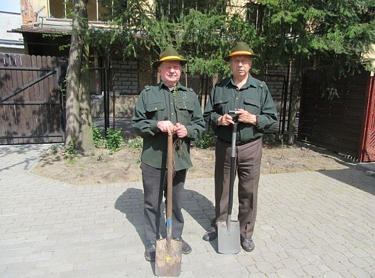 Sadzenie pigwowca wspólnie z myśliwymi