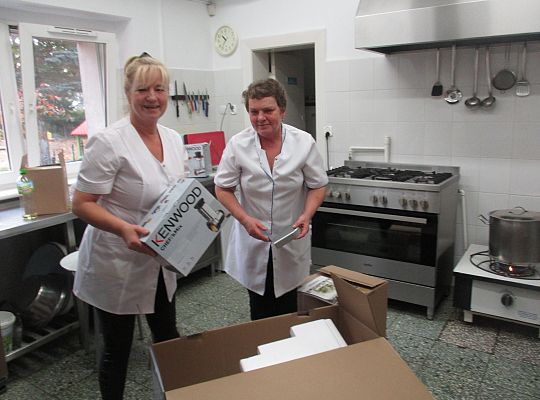 Dzięki sponsorom kuchnia wzbogacona została o nowy sprzęt-Dziękujemy!