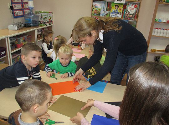 Wolontariusze w przedszkolu gr II