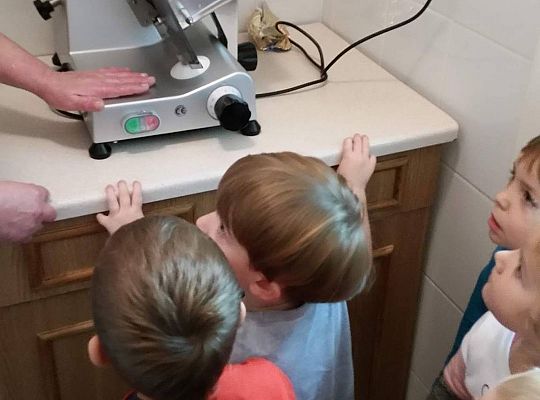 Wizyta w kuchni. Ciąg dalszy poznawania sprzętów elektrycznych