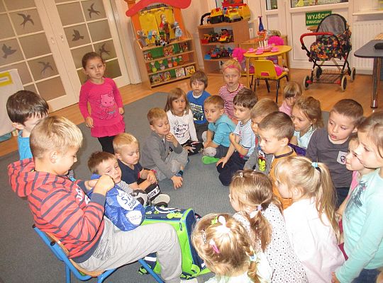 Absolwent naszego przedszkola z wizytą