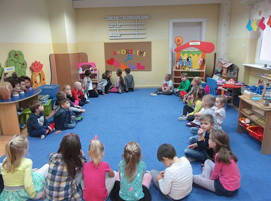 Andrzejki w grupie IV-współpraca ze Szkołą Podstawową nr 5