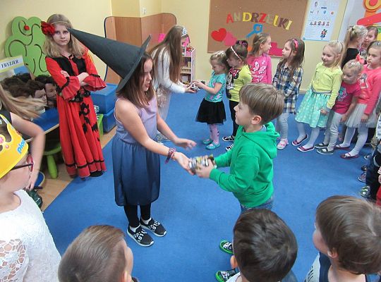 Andrzejki w grupie IV-współpraca ze Szkołą Podstawową nr 5