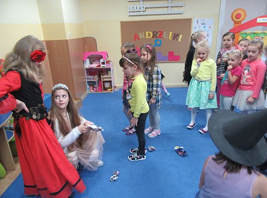 Andrzejki w grupie IV-współpraca ze Szkołą Podstawową nr 5
