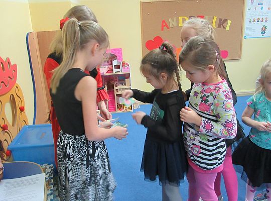 Andrzejki w grupie IV-współpraca ze Szkołą Podstawową nr 5