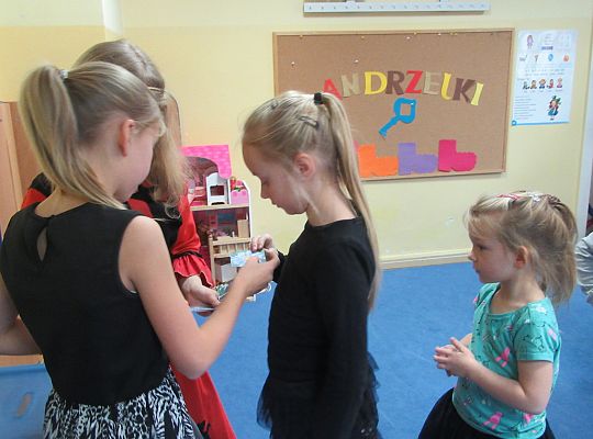 Andrzejki w grupie IV-współpraca ze Szkołą Podstawową nr 5