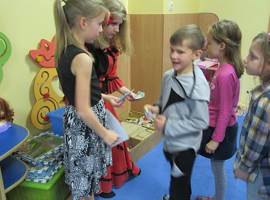 Andrzejki w grupie IV-współpraca ze Szkołą Podstawową nr 5