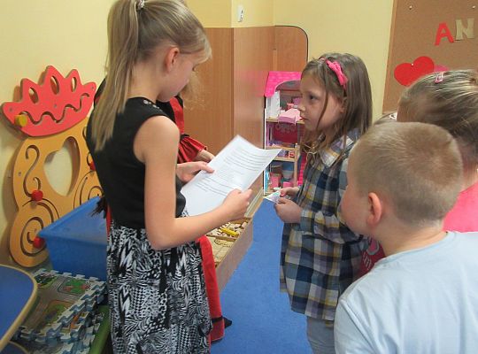 Andrzejki w grupie IV-współpraca ze Szkołą Podstawową nr 5