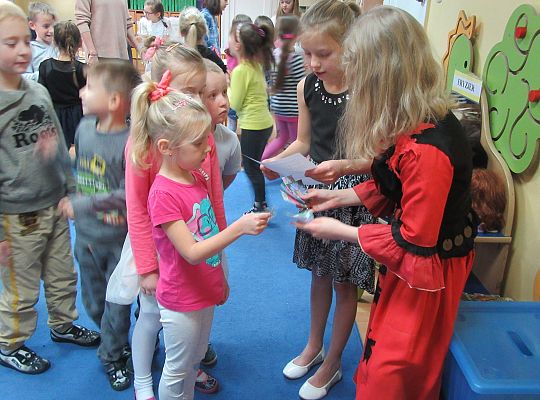 Andrzejki w grupie IV-współpraca ze Szkołą Podstawową nr 5