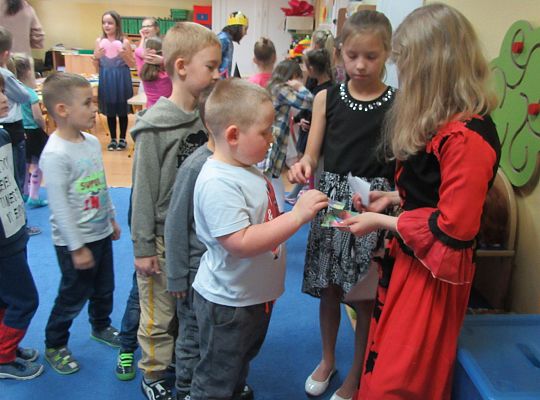 Andrzejki w grupie IV-współpraca ze Szkołą Podstawową nr 5