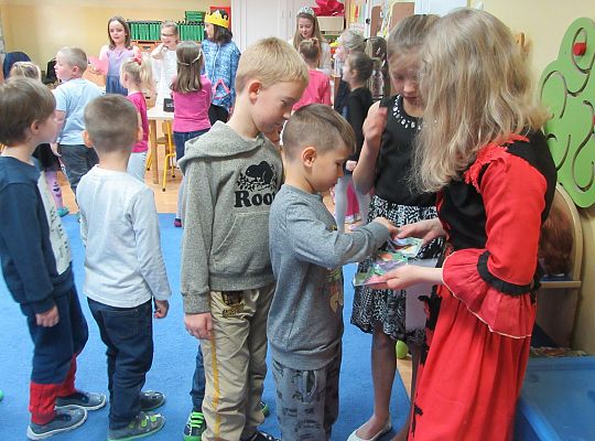 Andrzejki w grupie IV-współpraca ze Szkołą Podstawową nr 5