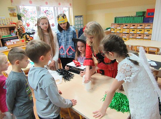 Andrzejki w grupie IV-współpraca ze Szkołą Podstawową nr 5